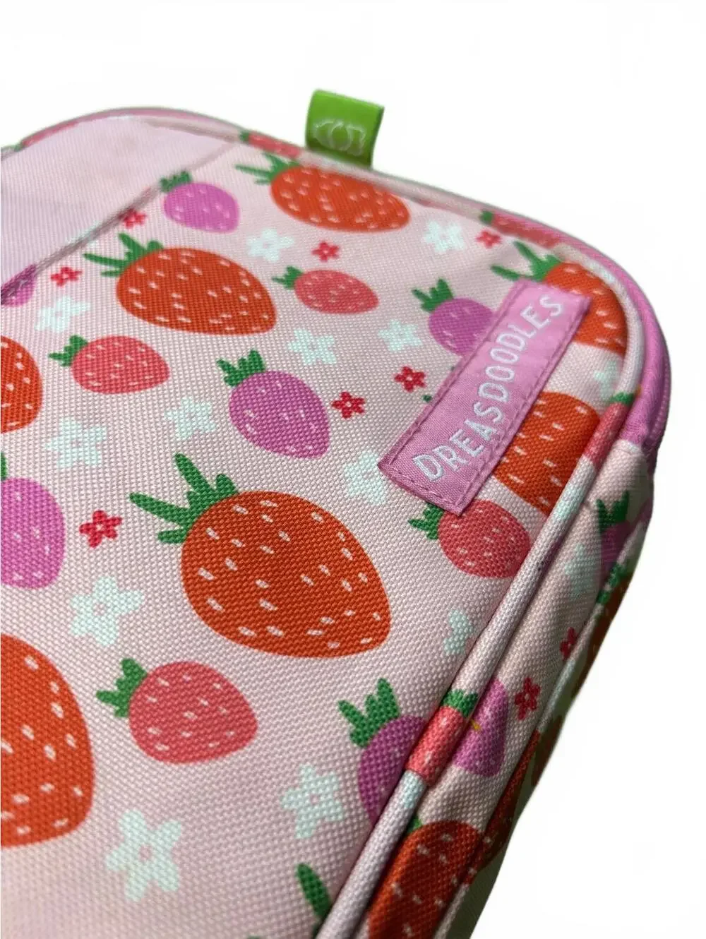 Dreassdoodles Strawberry Patterned Small Storage Pouch with